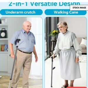 Homland Walking Cain / Crutche A3 Aluminum Alloy Adjustable 300 LB